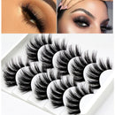 Mink eyelashes 5 pairs