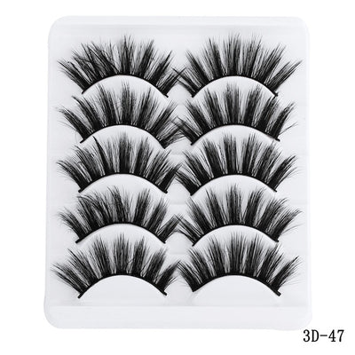 5D Soft Mink Hair False Eyelashes