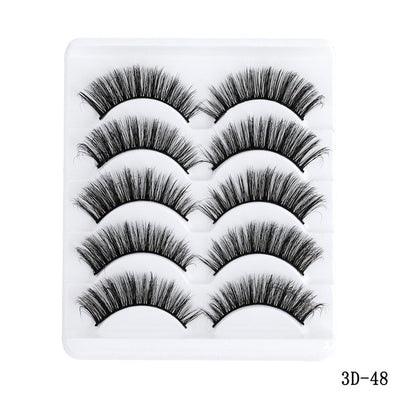 5D Soft Mink Hair False Eyelashes