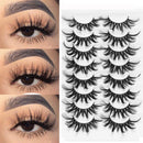 LEKGAVD 8 Pairs 3D Mink False Eyelashes