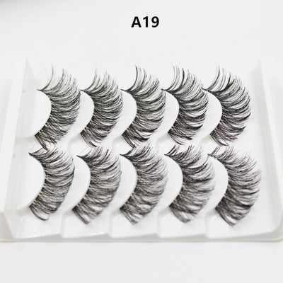 Mink eyelashes 5 pairs