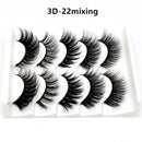 Mink eyelashes 5 pairs