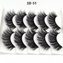 Mink eyelashes 5 pairs