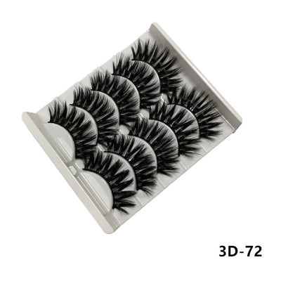 Mink eyelashes 5 pairs