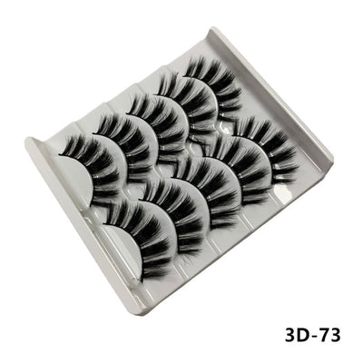 Mink eyelashes 5 pairs