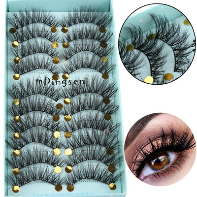 3D Soft Faxu Mink Hair False Eyelashes