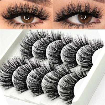 5D Soft Mink Hair False Eyelashes